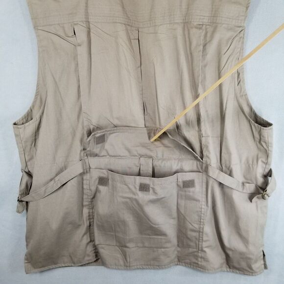 Foxfire Thunder 2XB Big Vest River Gear Ultimate‎ Safari Hunting Photography Tan - Picture 14 of 16